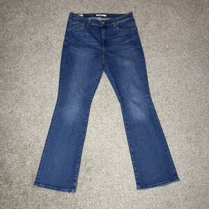 Levi's 725 High Rise Bootcut Jeans Women's Size 33x32 Medium Wash Stretch Denim